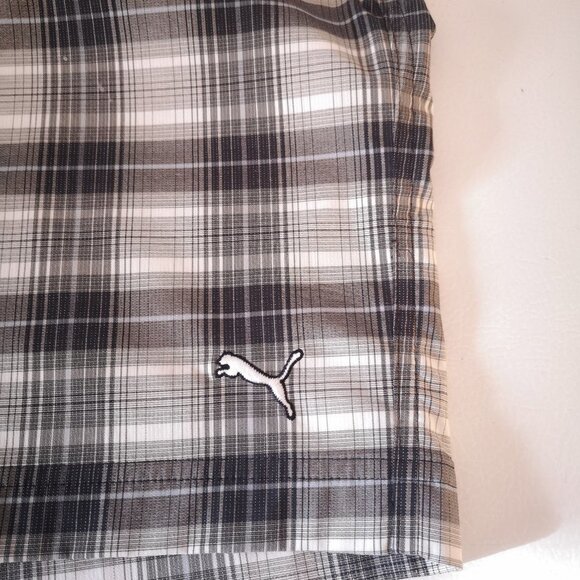 Puma Sport Lifestyle Men's Plaid Golf Shorts - Picture 9 of 11